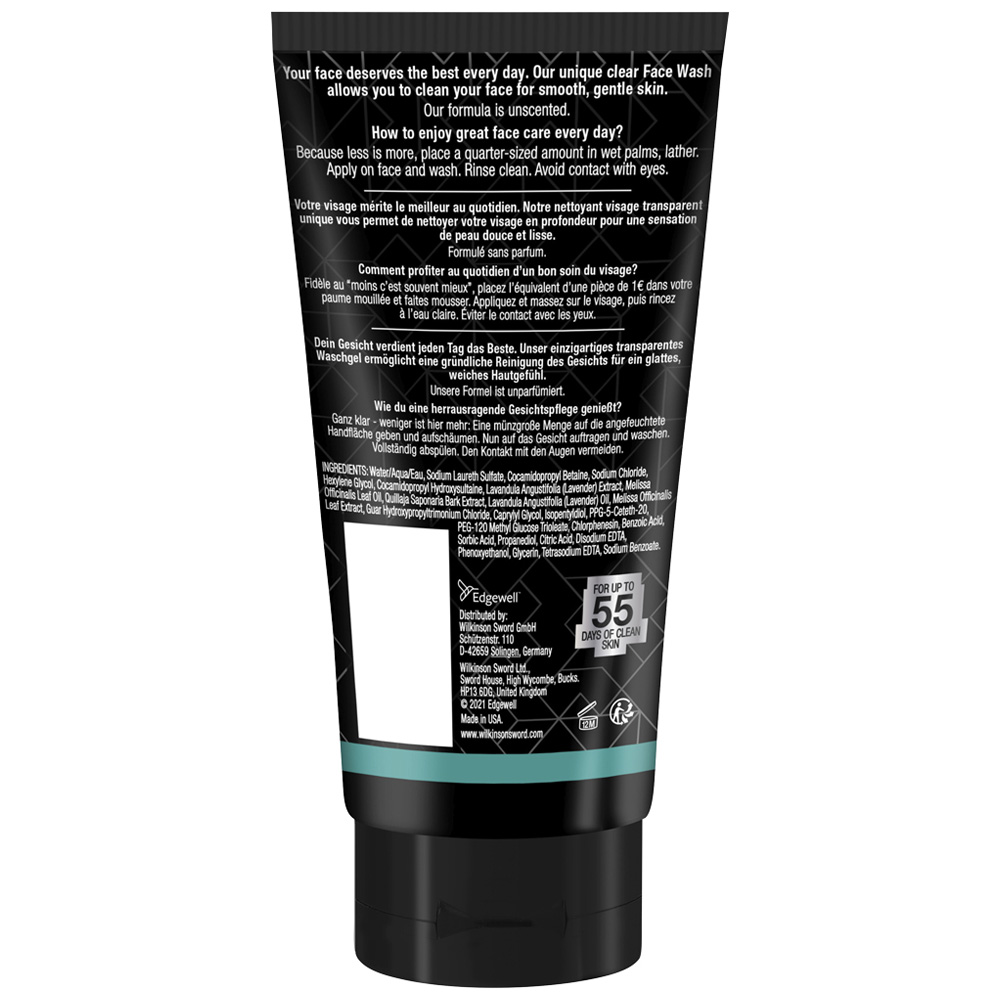 Wilkinson Sword Barber Style Face Wash 147ml Image 2