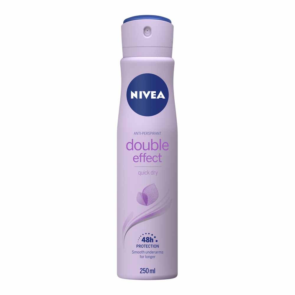 Nivea Double Effect Anti Perspirant Deodorant Spray Case of 6 x 250ml Image 2
