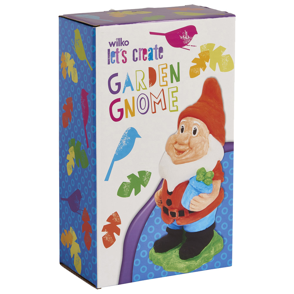 Wilko Paint Your Own Garden Gnome Image 3