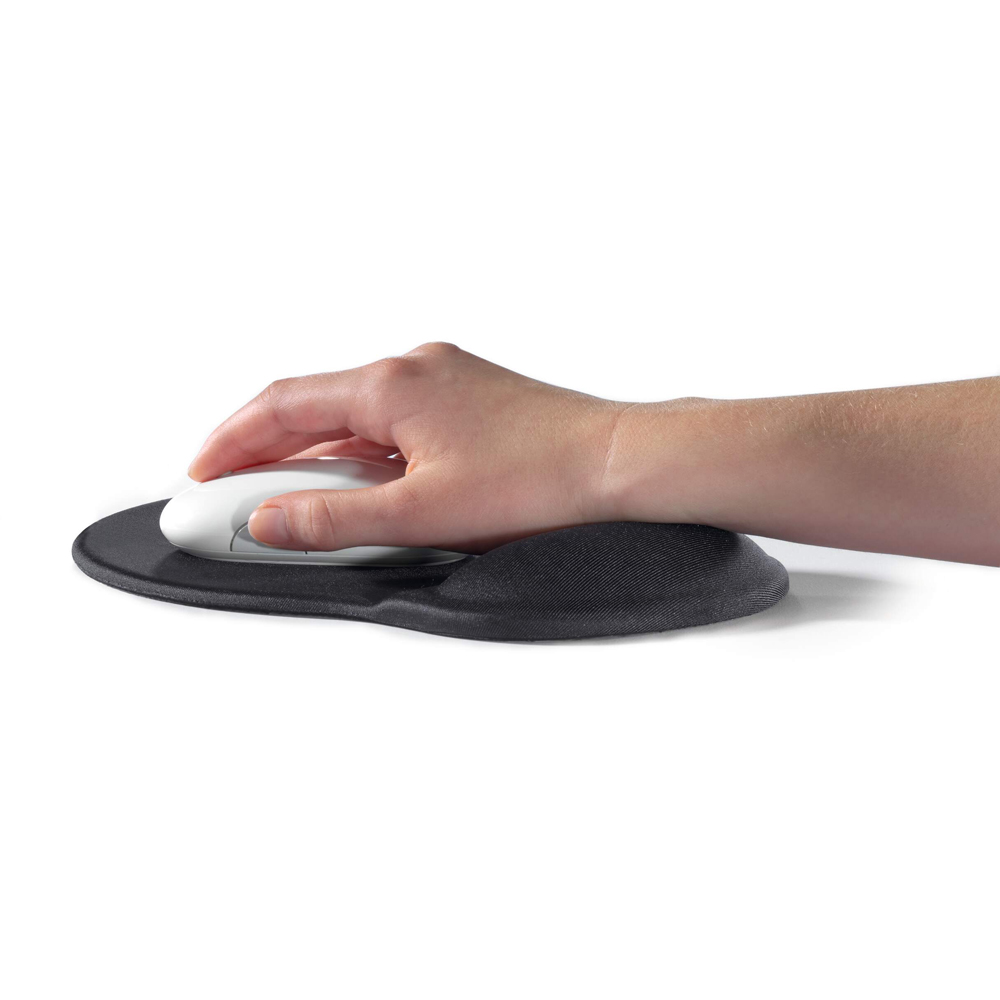 Durable Ergotop Grey Soft Touch Mouse Mat with Gel Support Wrist Rest Pad Image 3