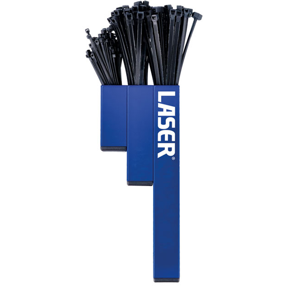 Laser 8795 200 Piece Magnetic Blue Cable Tie Holder Image 4