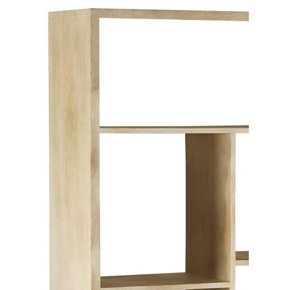 Brooklyn Huyen 2 Door 5 Shelf Light Gold Large Bookcase Image 3