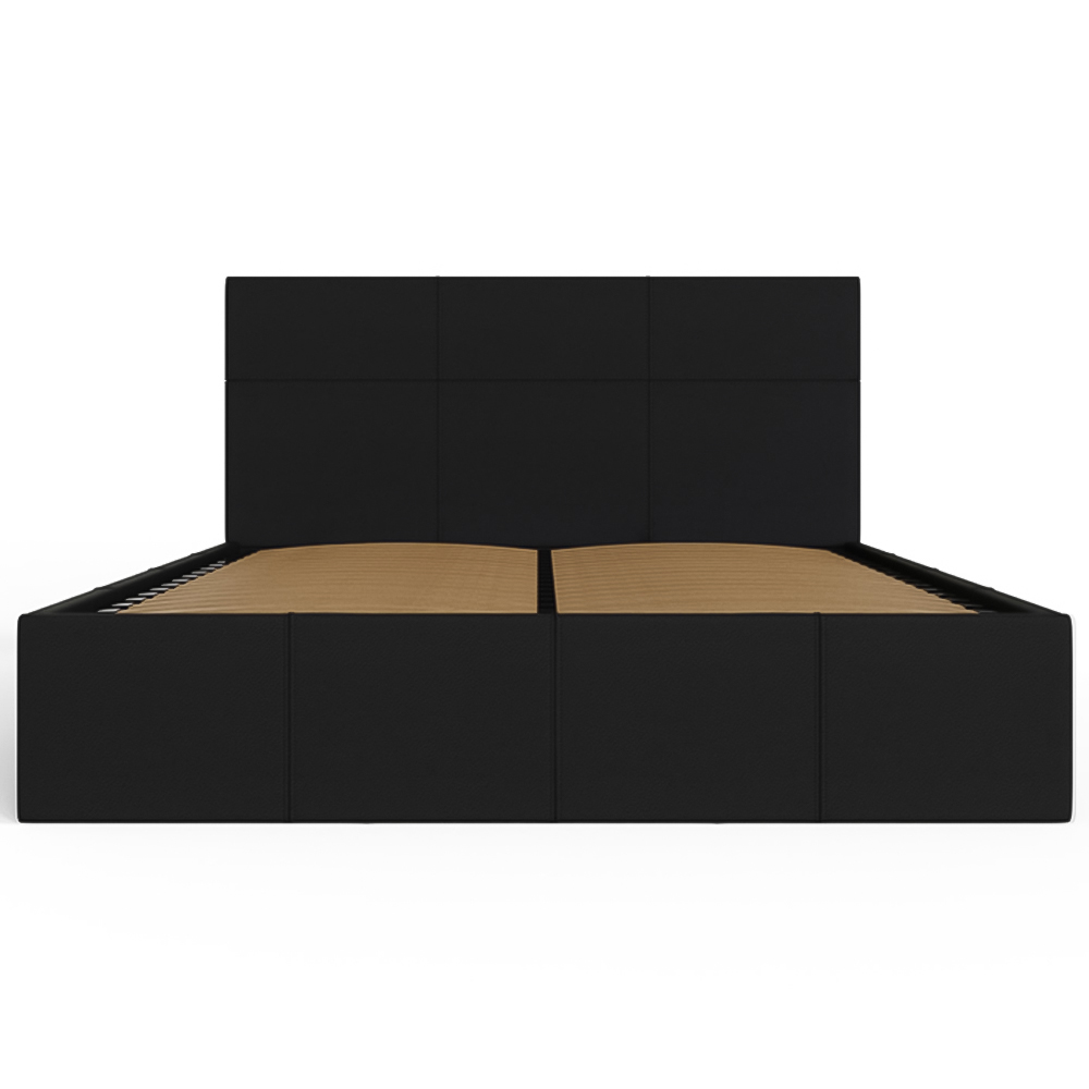 GFW King Black Side Lift Ottoman Bed Image 5