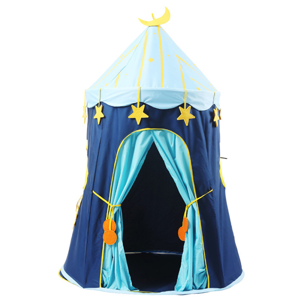 Living and Home Kids Pop Up Tent Playhouse Blue Image 1