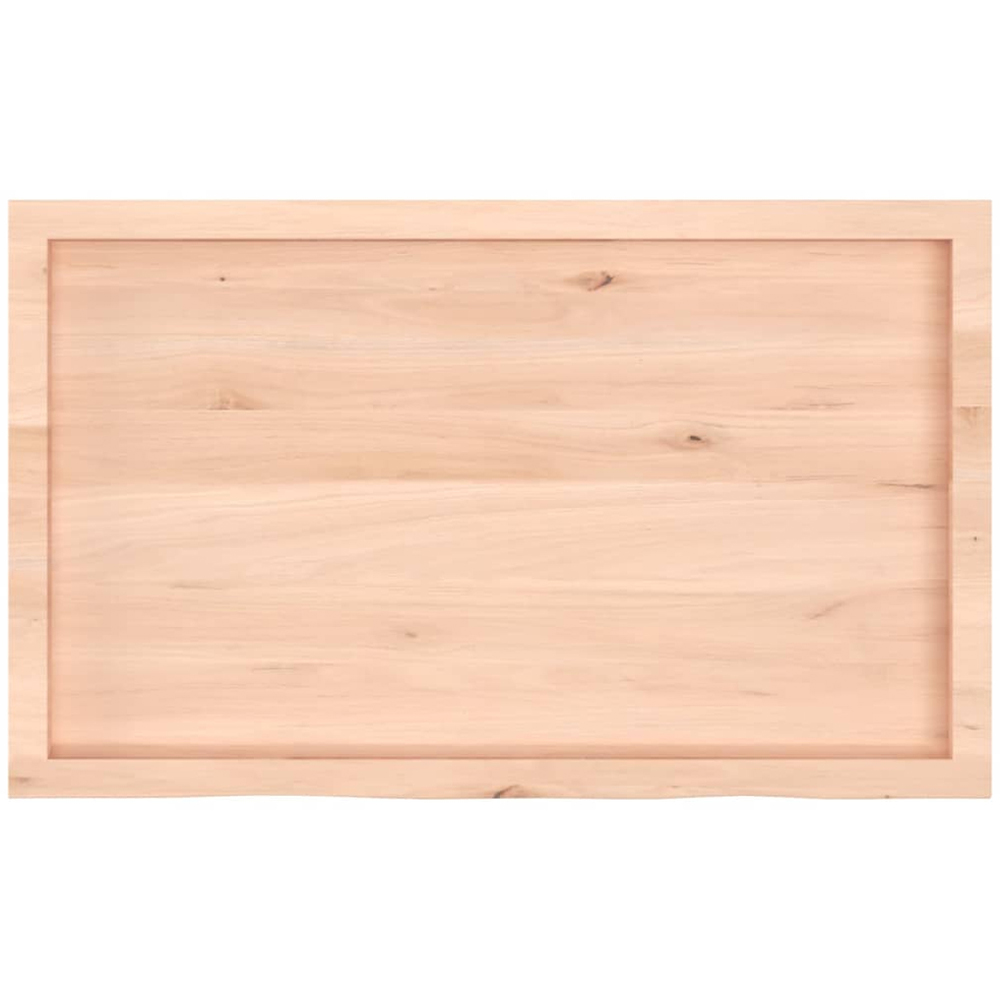 vidaXL 100cm Natural Brown Floating Wall Shelf Image 4