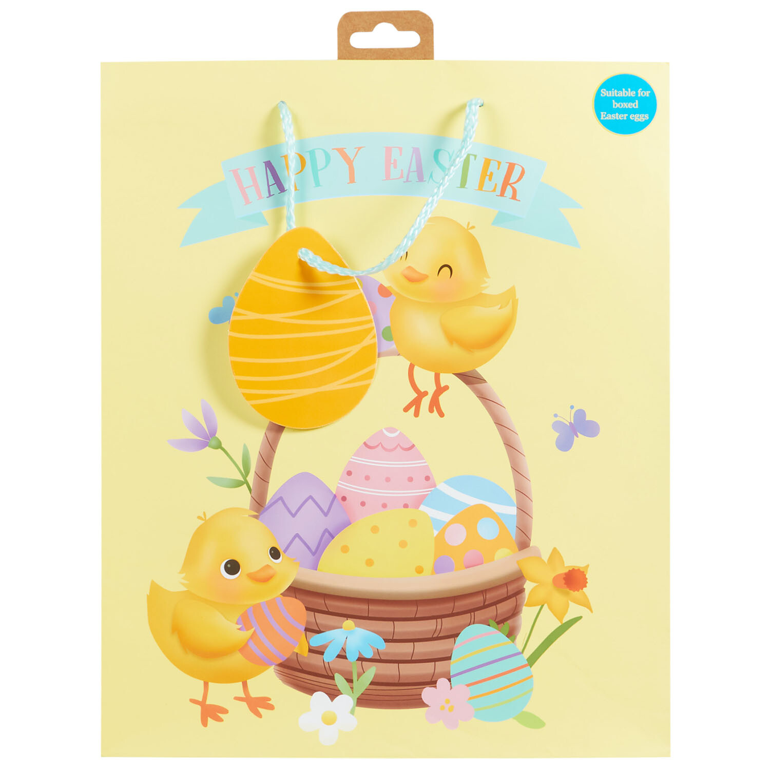 Easter Basket Large Gift Bag - Multicolour Image 2