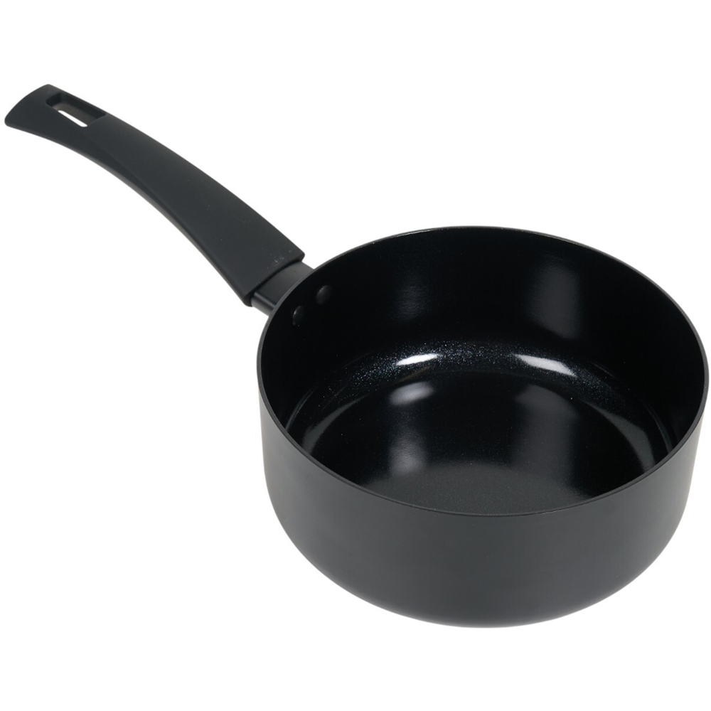 Russell Hobbs Ceramic Non Stick Saucepan Black Image 5