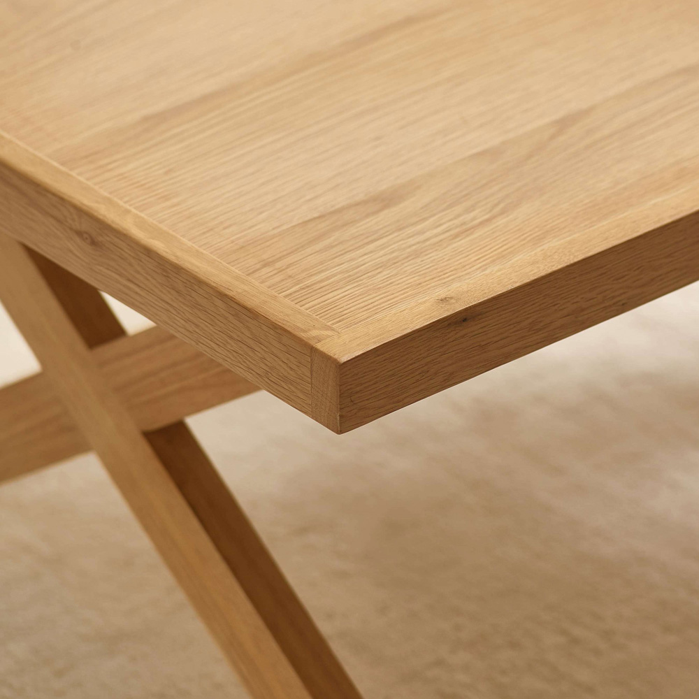 Julian Bowen Haddon Natural Oak Coffee Table Image 6