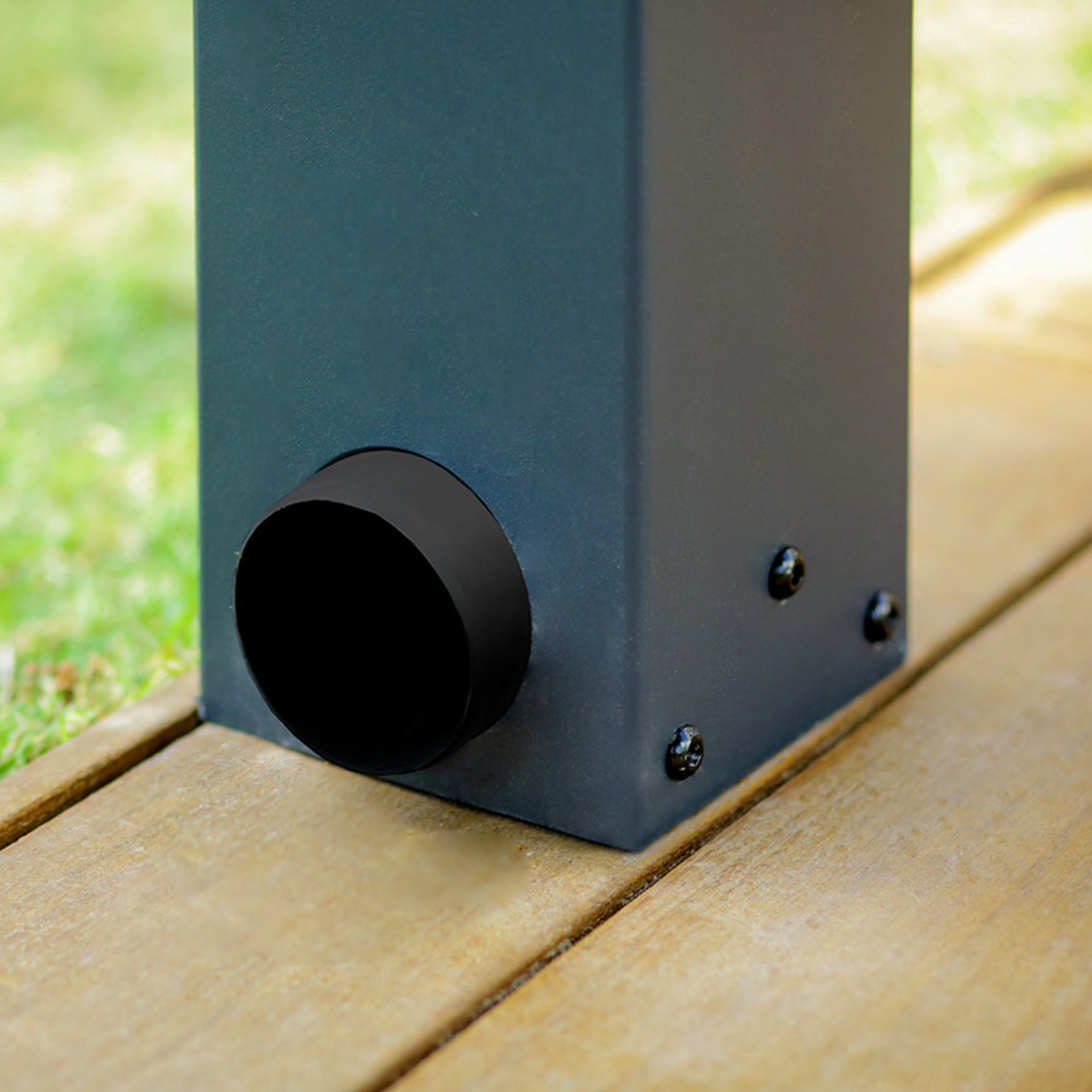 Palram Canopia Stockholm Grey and Clear 3.4 x 8.1m Patio Cover Image 2