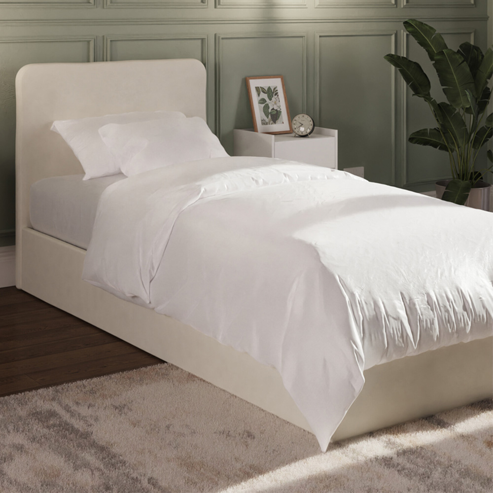 GFW Chiswick Single Natural Ottoman Bed with SC Pocket Sprung Mattress Image 1