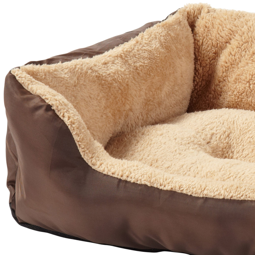 Bunty Deluxe XX Large Brown Soft Pet Basket Bed Image 3