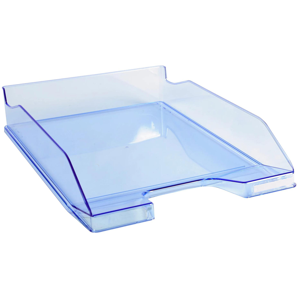 Exacompta Ice Blue Gloss Letter Tray 6 Pack Image 1