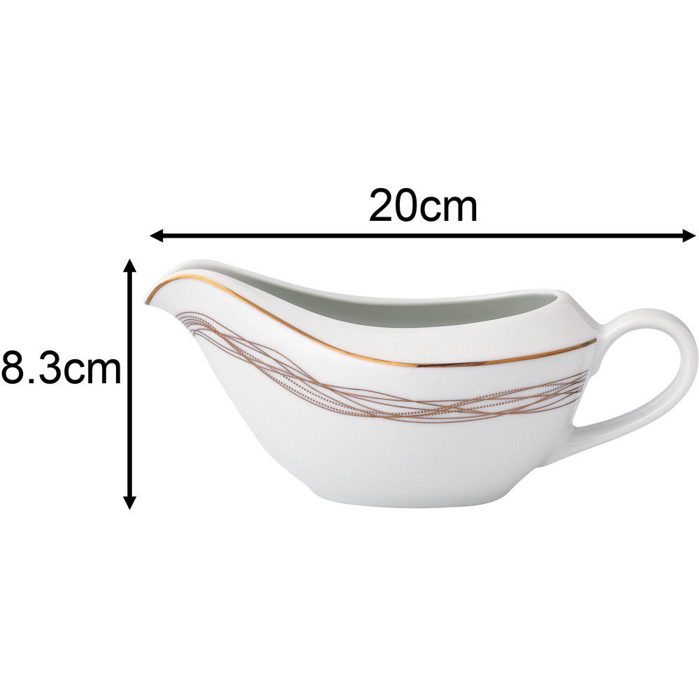 Waterside Gold Swirl 35 Piece Dinner Set Image 6