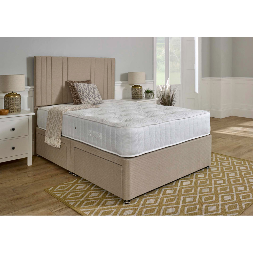 Eleganza Home Lotus Super King Size Tufted Firm Pocket Spring Mattress Image 2
