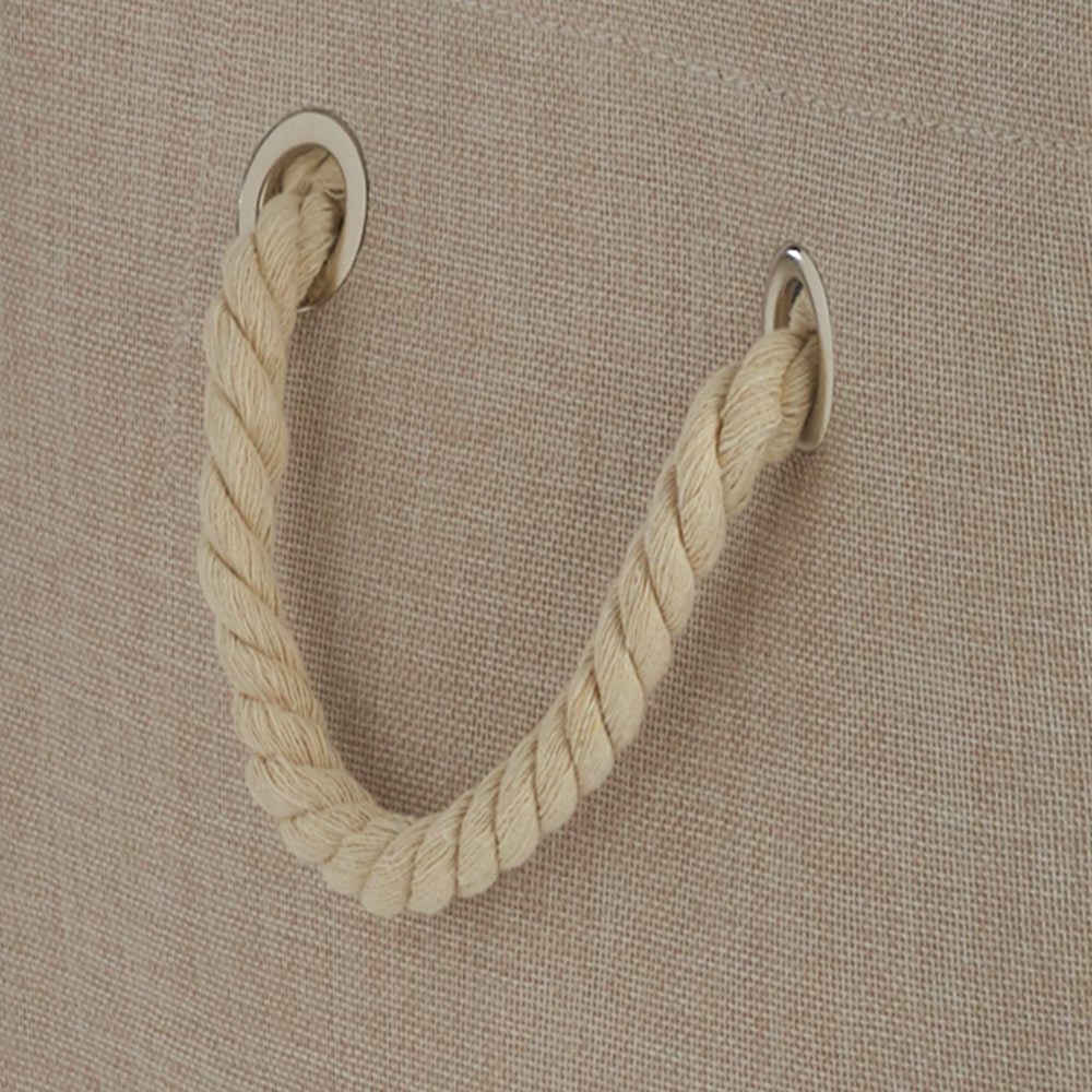 Wilko Natural Folding Laundry Bag Wilko