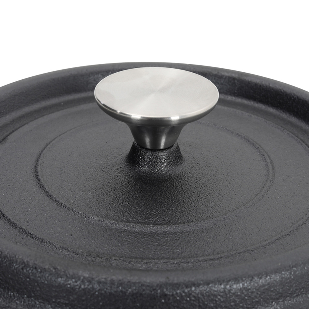 Living and Home Dia Mini Cast Iron Dutch Oven 20cm Image 4