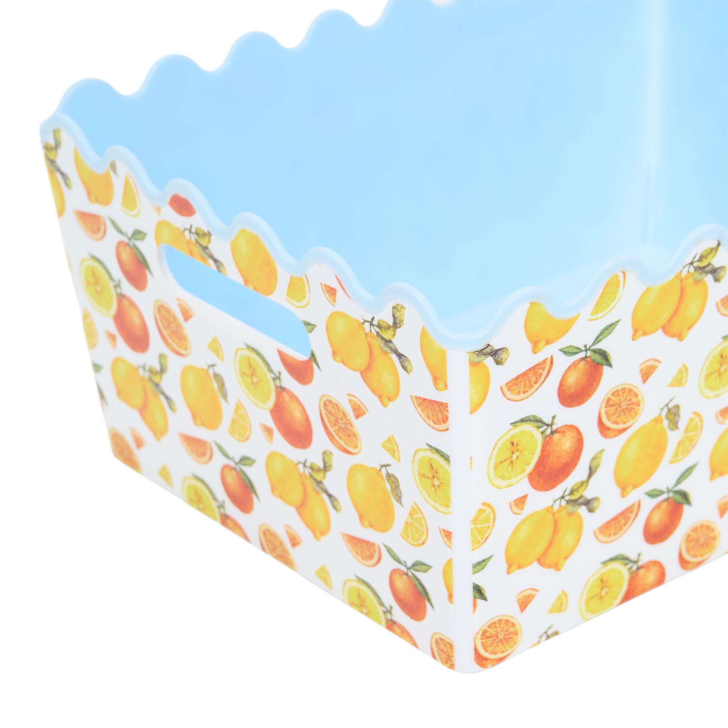 Fruit or Spicy Wave Printed Storage Basket Image 9