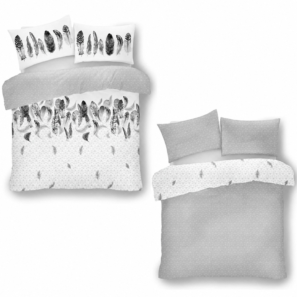 Smart Living Double White Feathers Duvet Set Image 4
