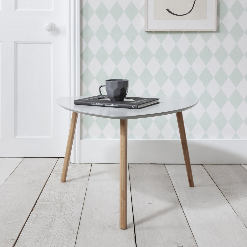 Noa and Nani Malme Chalk Grey and Natural Pine Extra Large Side Table Image 6