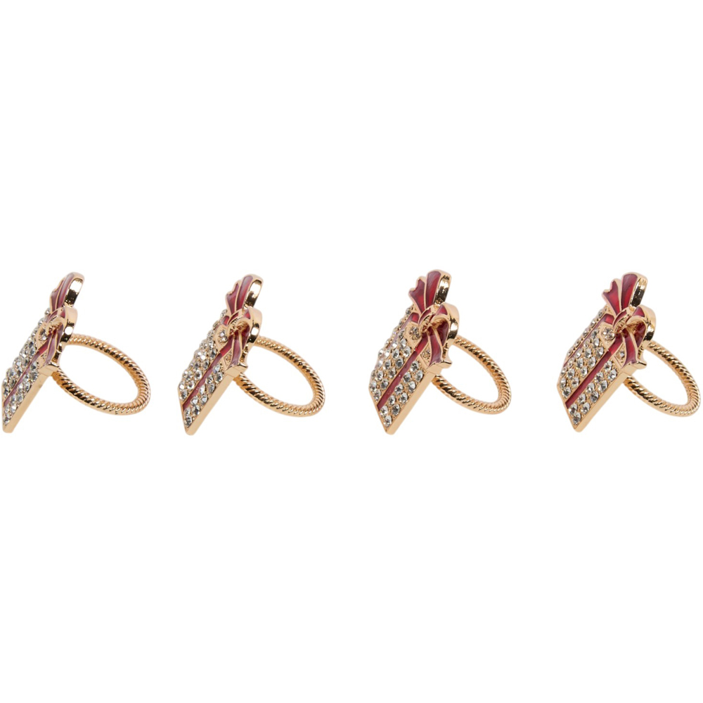 Pack of 4 Assorted Christmas Napkin Rings Image 4