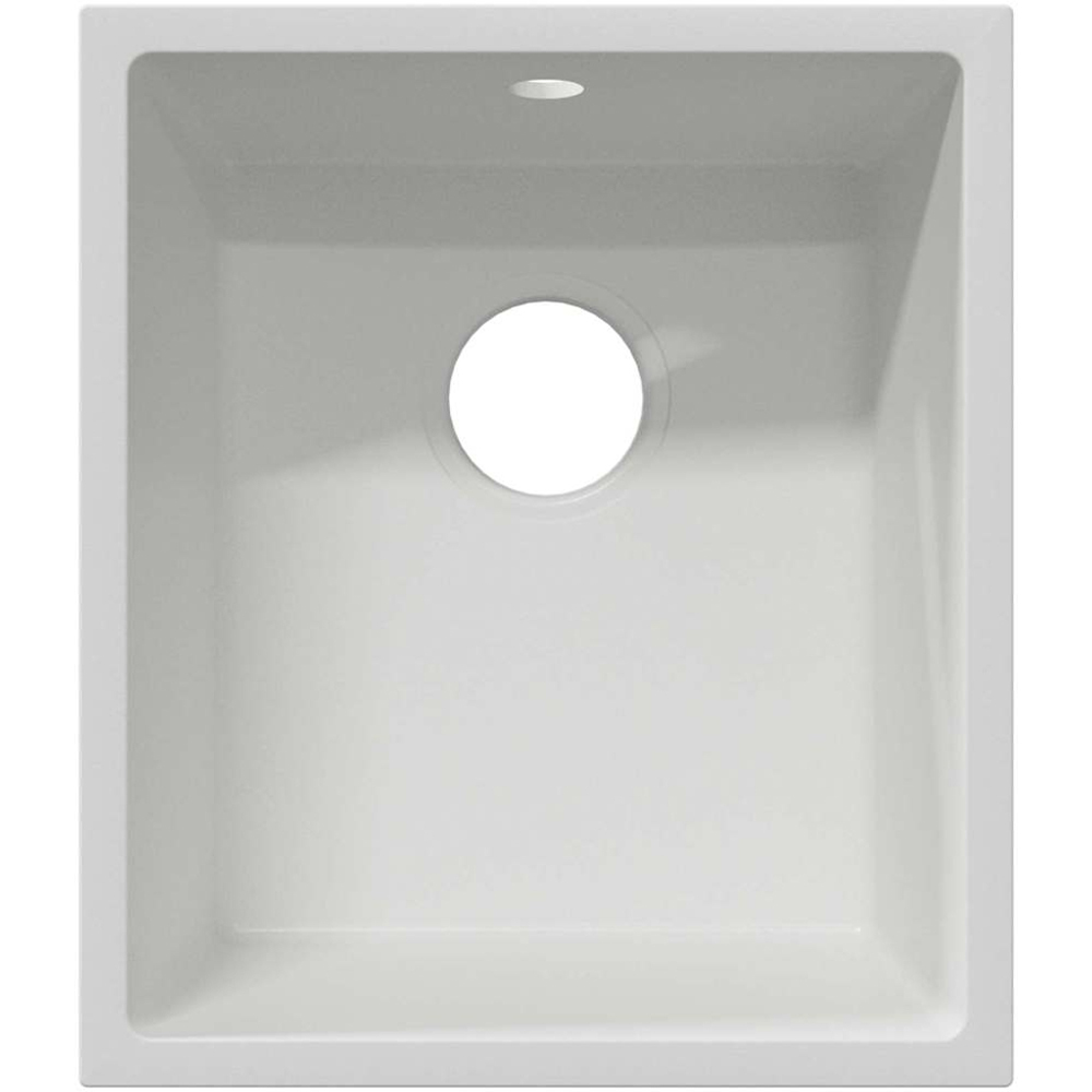vidaXL White Granite Kitchen Sink 38 x 44 x 20cm Image 5