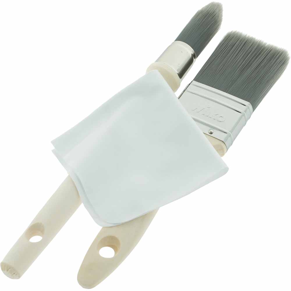 Wilko Furniture Paint Brush Kit with Cloth Image 6