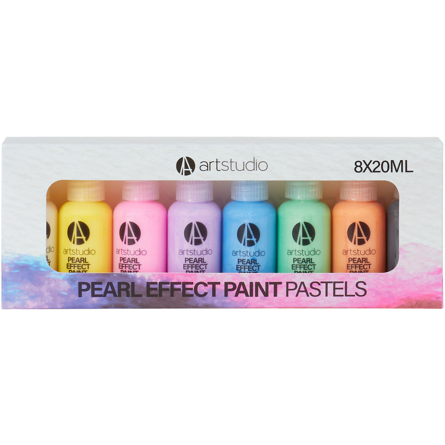 Art Studio Pearl Effect Paint - Pastels Image 1