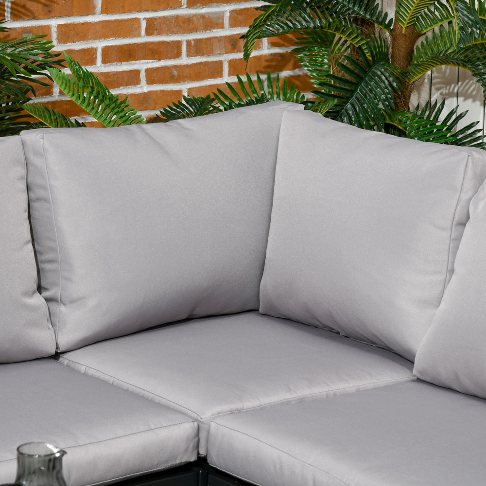Outsunny 4 Piece Grey Garden Furniture Set Wilko
