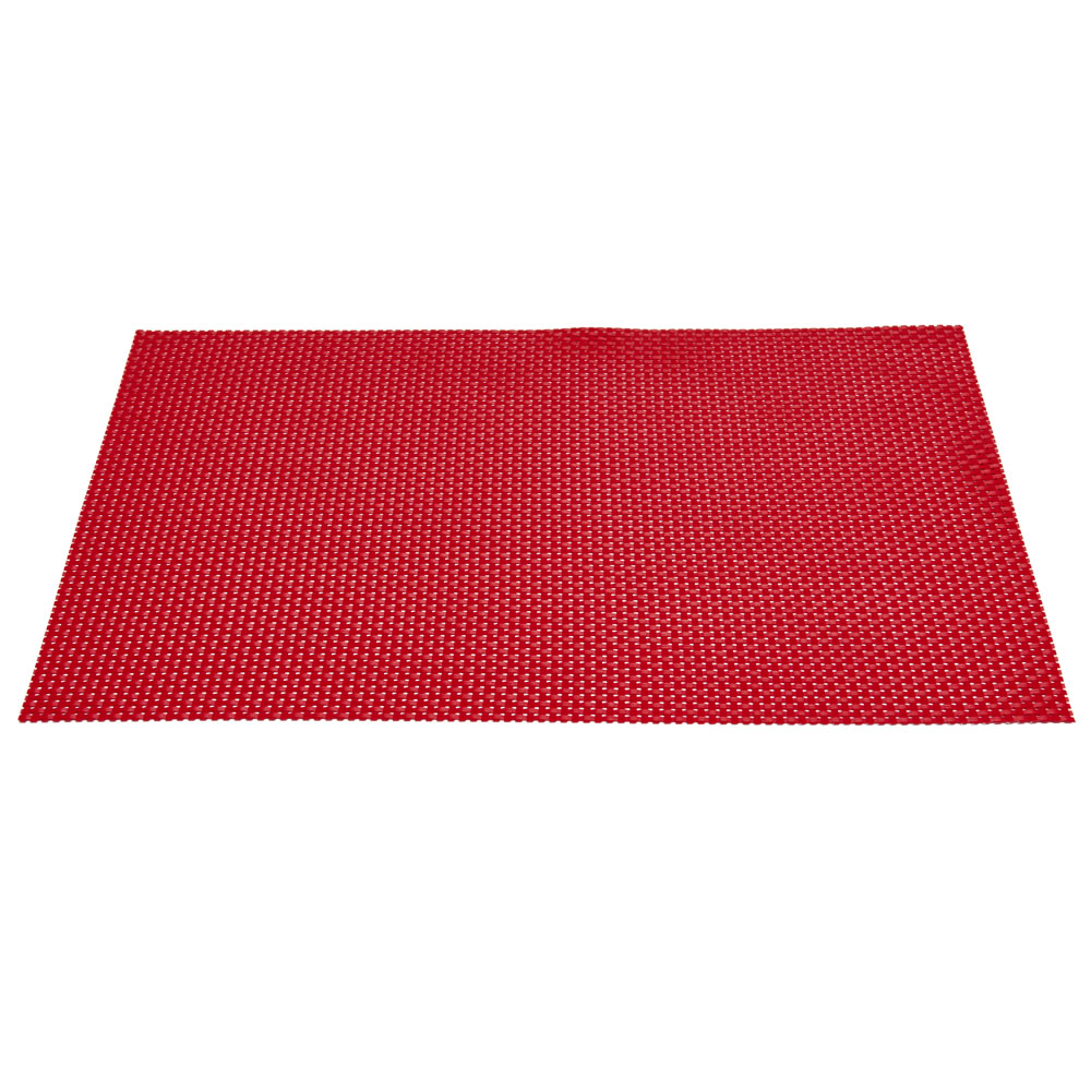 Wilko Red Teslin Placemat 40 x 30cm Image