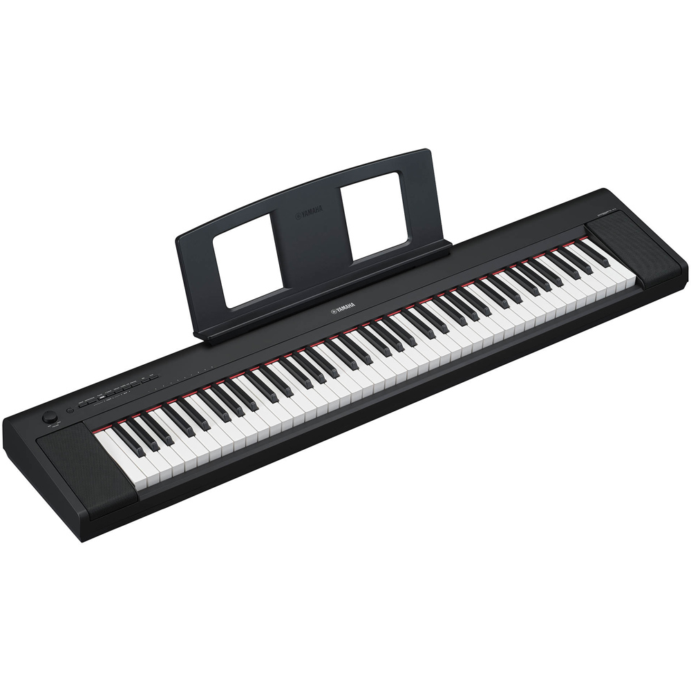 Yamaha Piaggero Black NP35 Electronic Keyboard Image 2