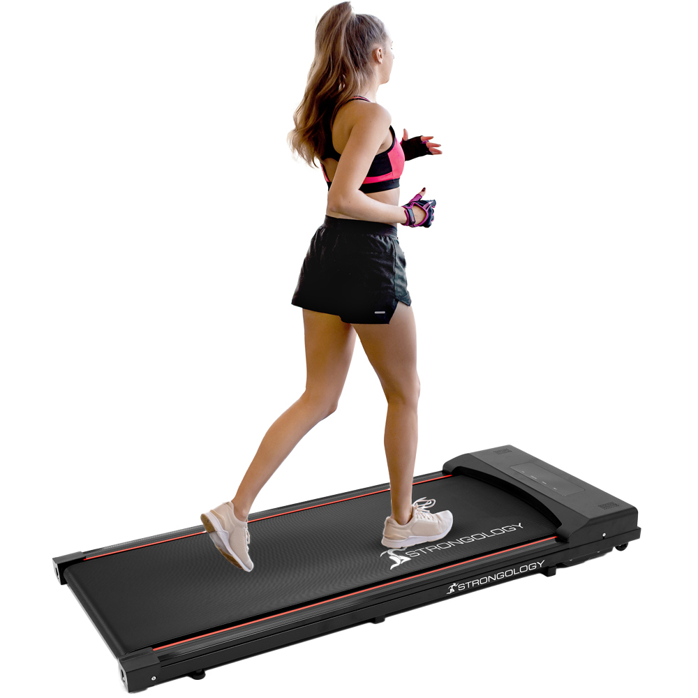 Strongology EVOLUTION Quiet Adjustable Speed Slim LED Treadmill 2.0HP Image 1