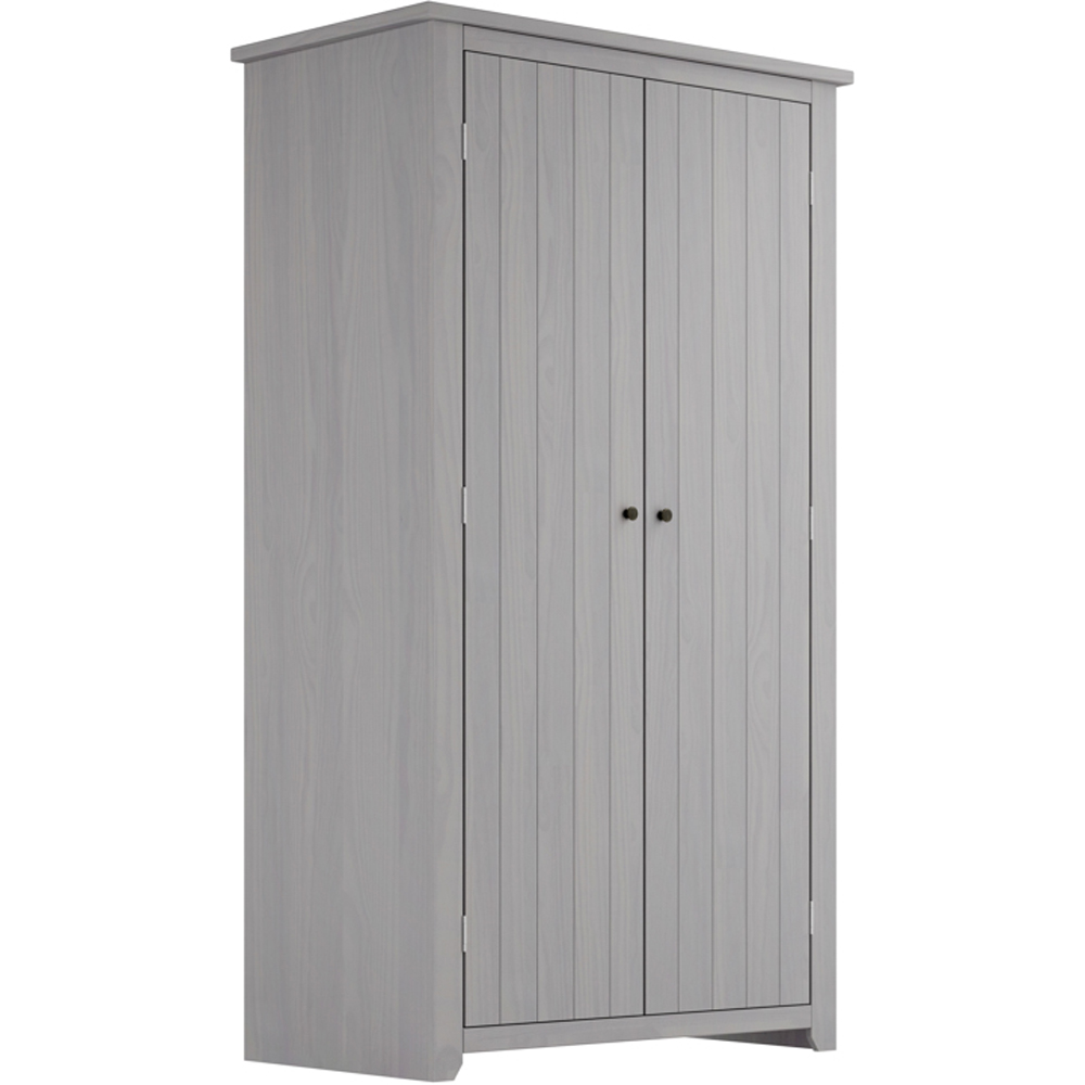 Havana 2 Door Grey Wardrobe Image 3