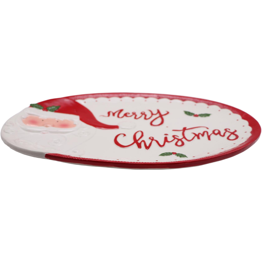 Santa Merry Christmas Plate Image 4