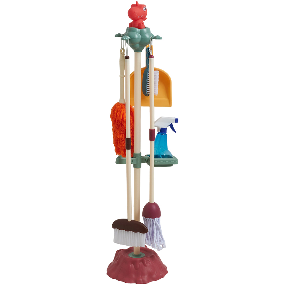 H&O Direct Kids 7 Piece Dinosaur Theme Cleaning Kit Image 1