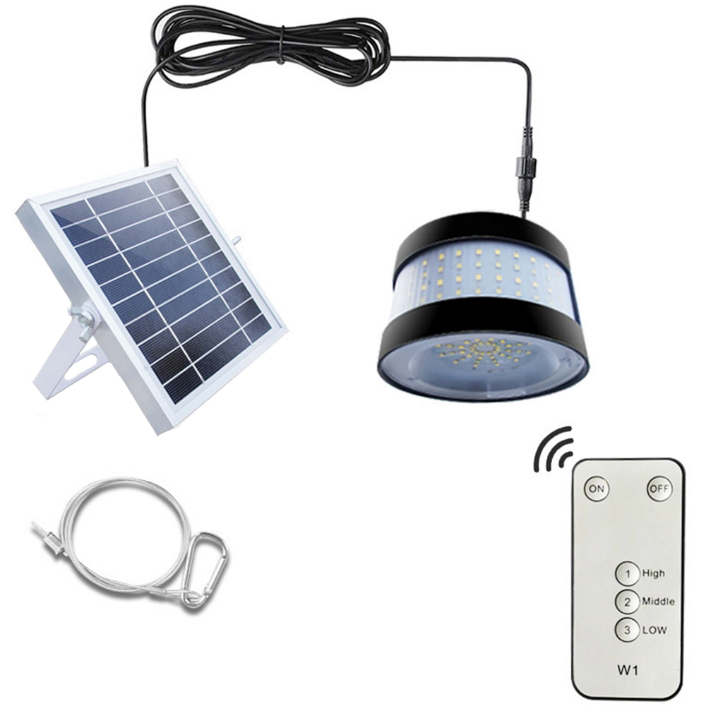 Callow Solar LED Pendant Light White Image 1