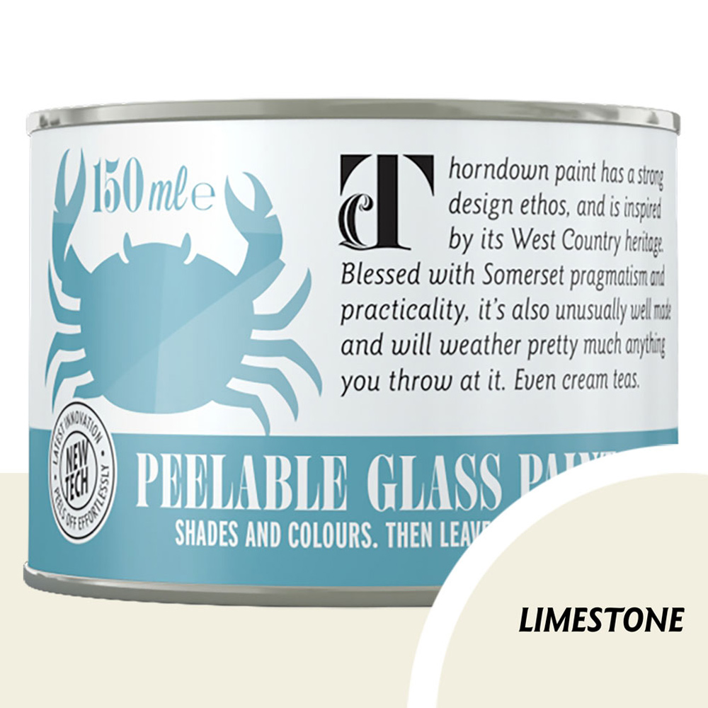 Thorndown Limestone Peelable Glass Paint 150ml Image 3