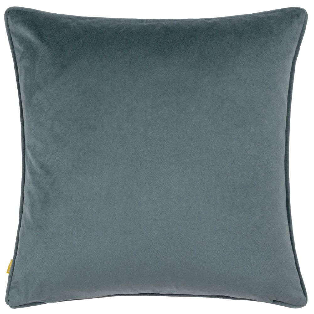 furn. Bee Deco French Blue Geometric Cushion Image 3