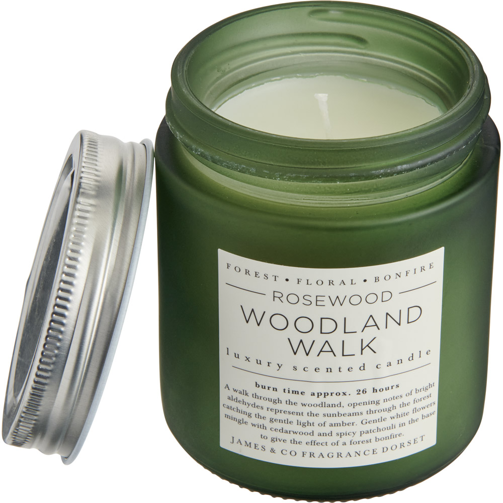 James Co Rosewood Woodland Walk Scented Candle Image 2