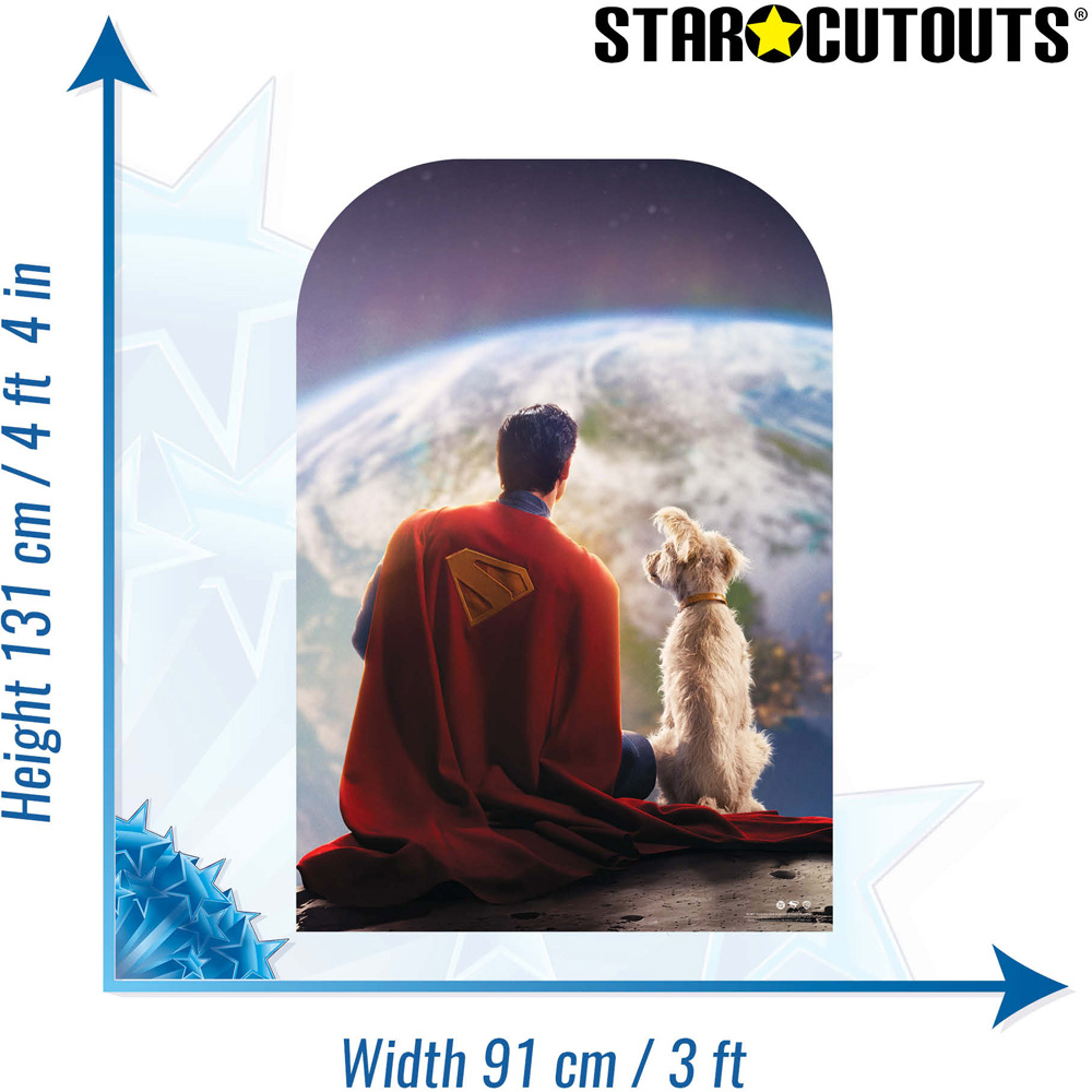 Star Cutouts Superman and Krypto Cardboard Cutout 4.4ft Image 6