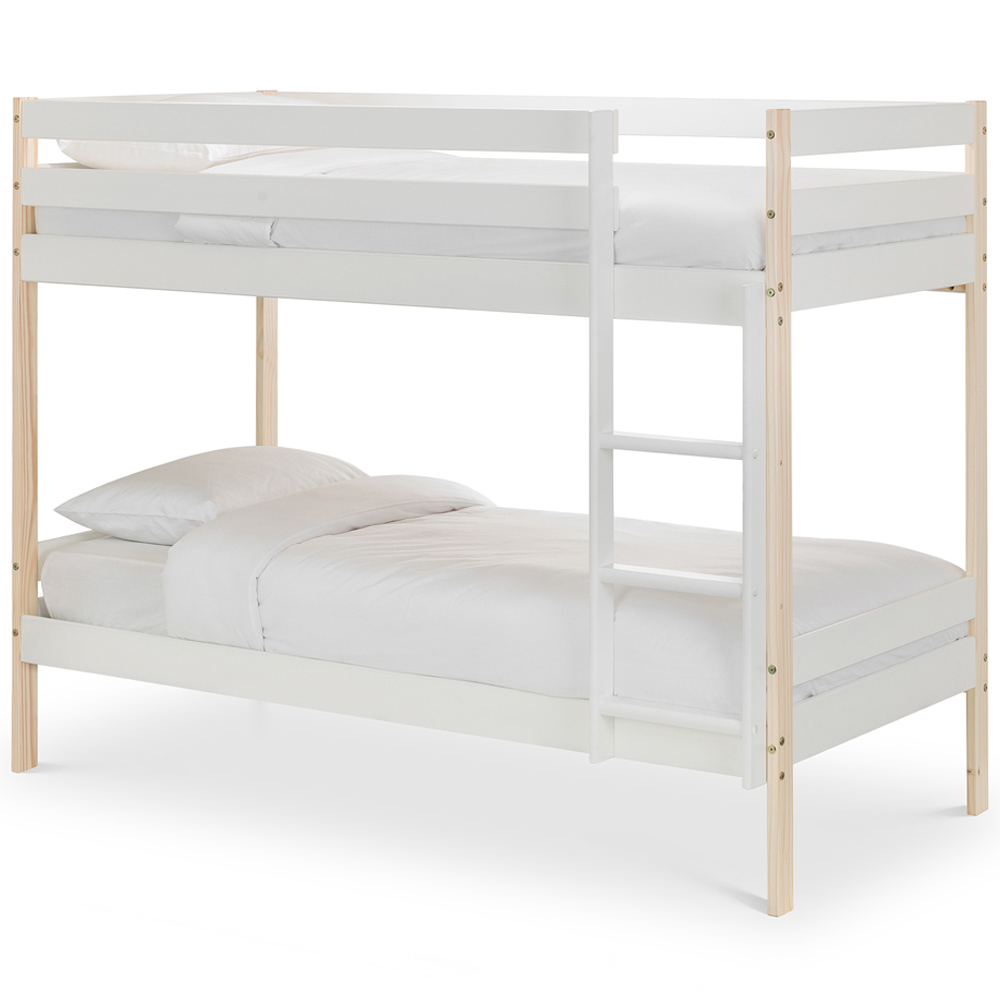 Julian Bowen Nova White and Pine Two Tone Bunk Bed Image 2