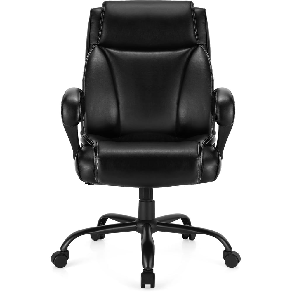 Costway High Back Rocking Office Chair Image 2