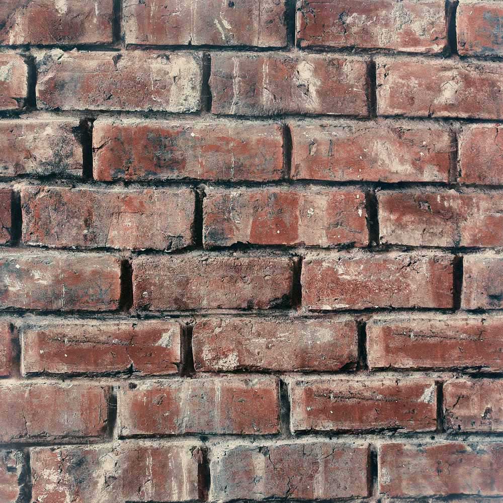 Arthouse Carnforth Brick Red Wallpaper Image 1