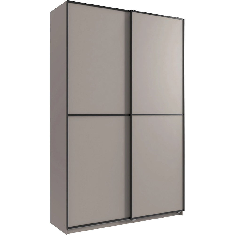TJ'S Ulm 2 Door Grey Sliding Wardrobe 135cm Image 2