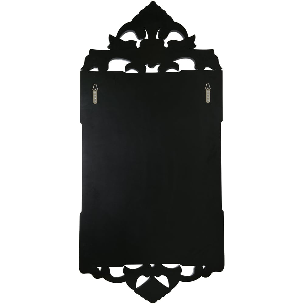 Antique Baroque All Glass Wall Mirror 122 x 58cm Image 4