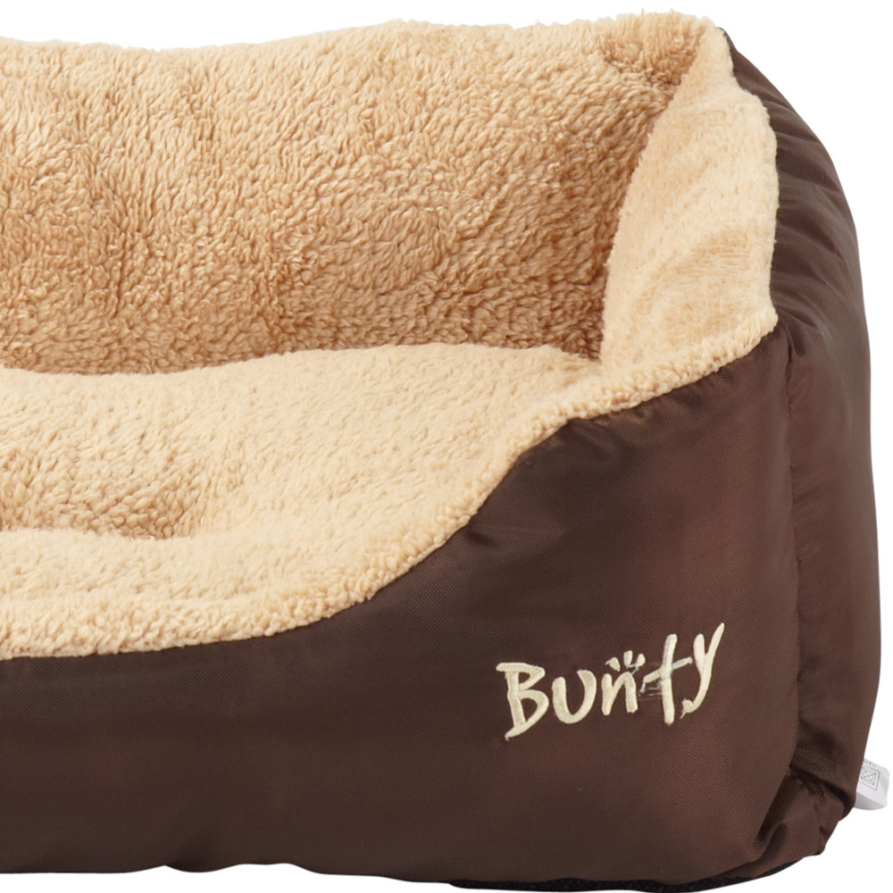 Bunty Deluxe Medium Brown Soft Pet Basket Bed Image 5