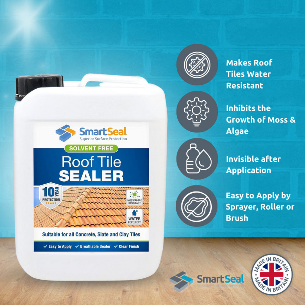 SmartSeal Roof Tile Sealer 5L 3 Pack Image 5