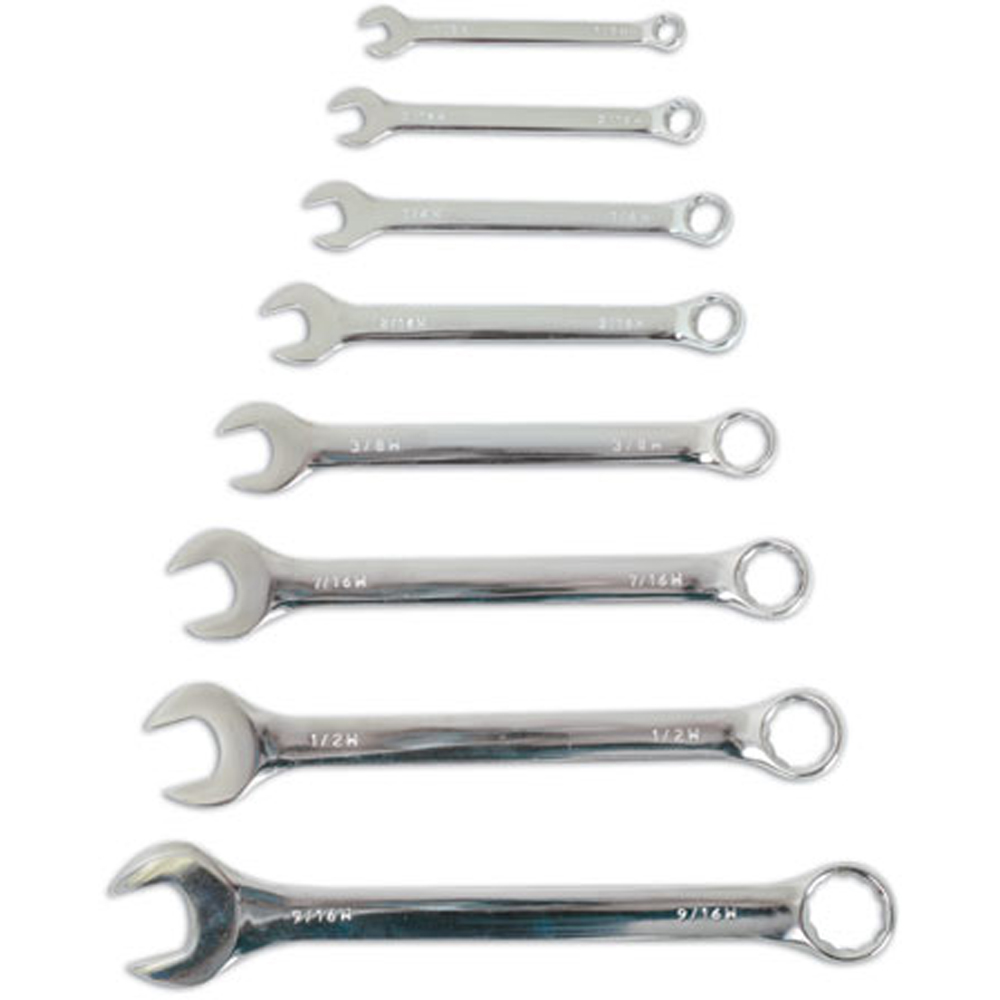 Laser 8 Piece Whitworth Combination Spanner Set Image 2
