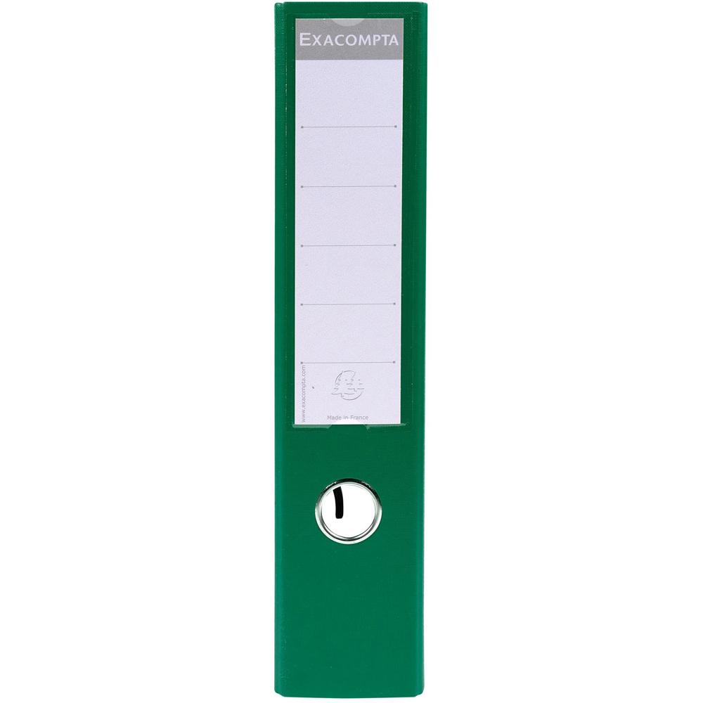 Exacompta PremTouch A4 Dark Green PVC Lever Arch File 10 Pack Image 4
