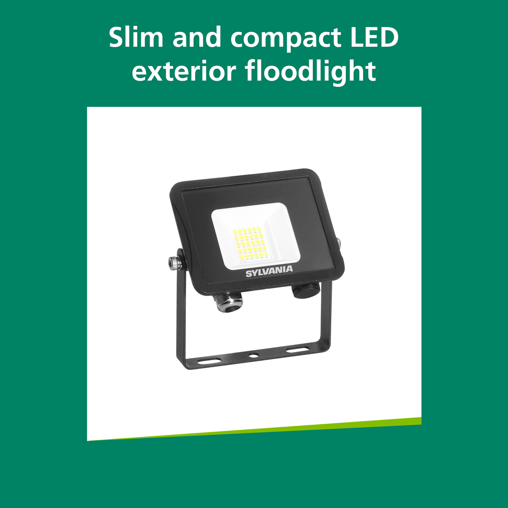 Sylvania SylFlood Black 17W LED Outdoor Floodlight Image 5
