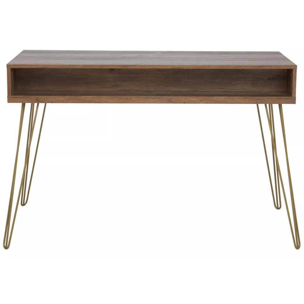 Interiors by Premier Flori 3 Drawer Veneer Desk Image 5